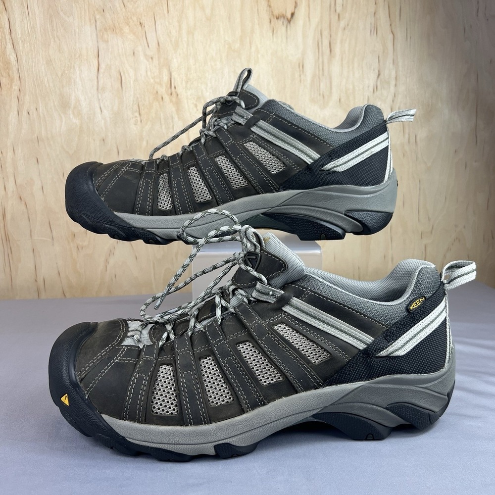 Keen Utility Flint Low Womens 14EE Steel Toe Brown Work Hiking Shoes F2413-11